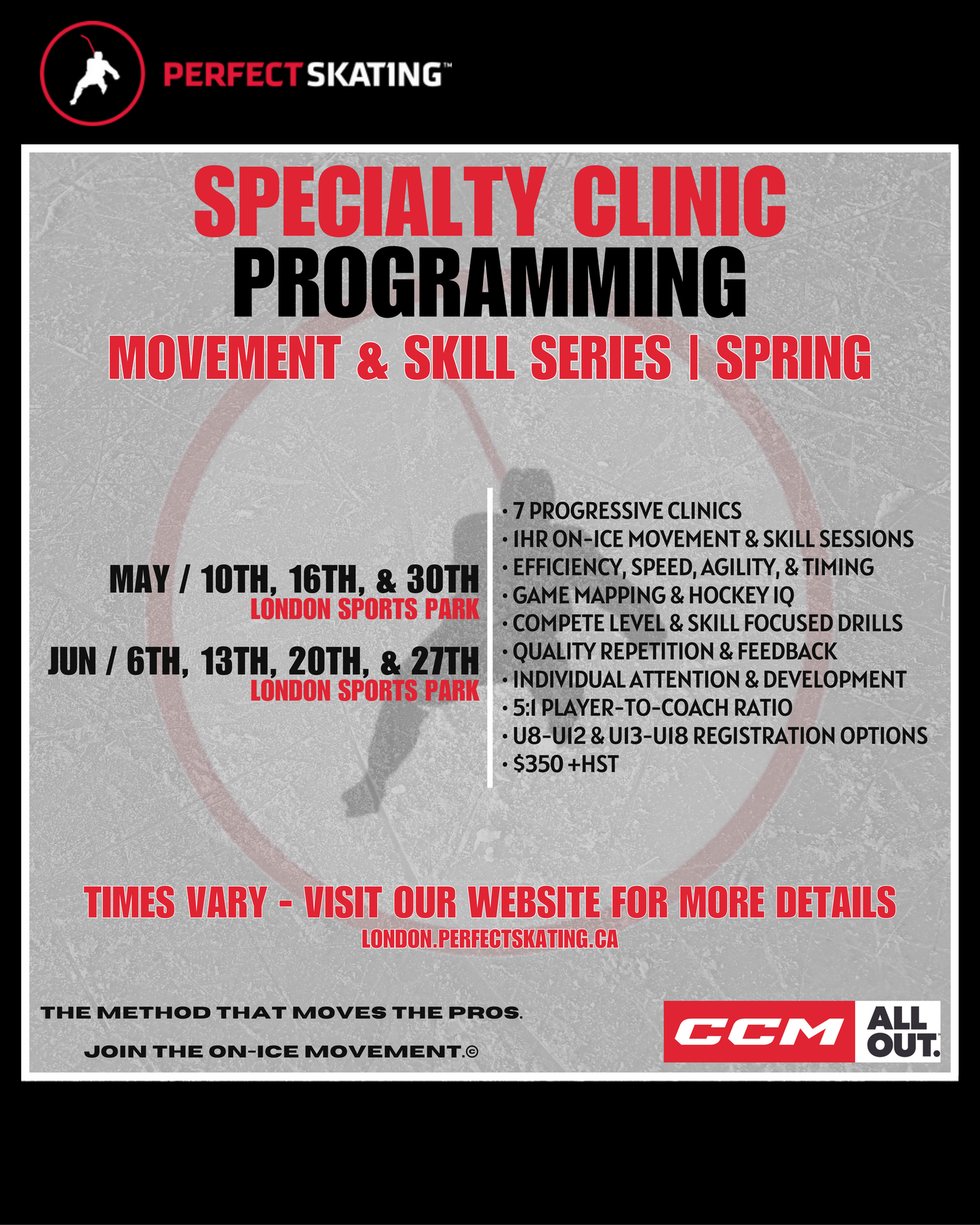 SPECIALTY CLINICS | MOVEMENT & SKILL SERIES | SPRING